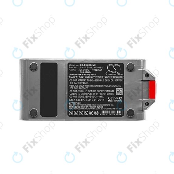 Dyson V11, V15 - Akkumulátor SV15, SV18, 970938-01 Li-Ion 25.2V 4000mAh HQ