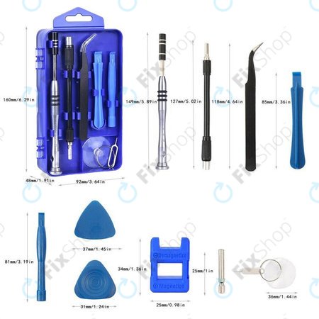 Kingsdun - Screwdriver & Bit Precision Set - Professzionális Eszközkészlet 115in1