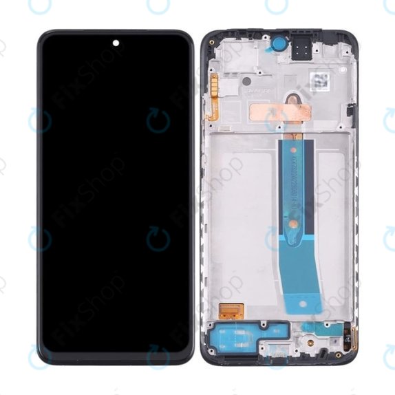 Xiaomi Redmi Note 11, 11S, Poco M4 Pro 4G - LCD Kijelző + Érintőüveg + Keret (Graphite Grey) TFT