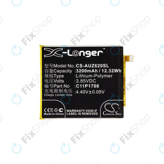 Asus Zenfone 5 ZE620KL, 5 A500CG - Akkumulátor C11P1708 3200mAh HQ