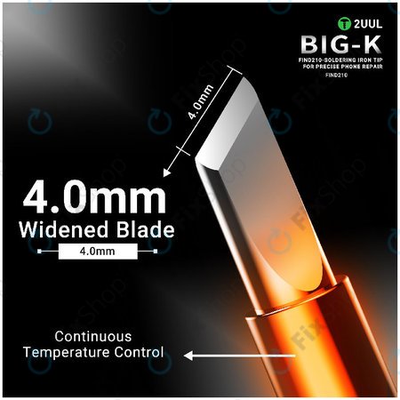 Forrasztóhegy, kés típusú (K), 2UUL C210