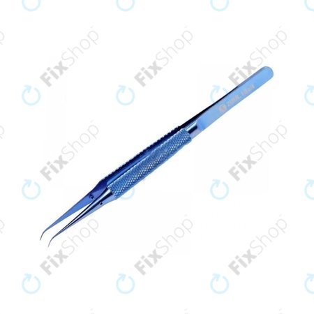 2UUL BlueT Curved Head - Titán Csipesz - Hajlított Hegyű (0.1mm)