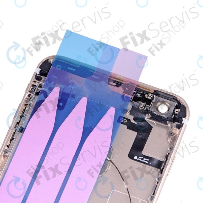 Apple iPhone 6S Plus - Hátsó Ház Apró Alkatrészekkel (Gold)