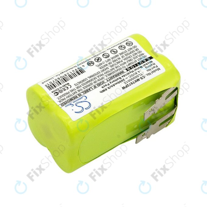 Akkumulátor Makita 6722D, 6723DW, 2000mAh, Ni-MH, 4.8V, TL00000012, HQ