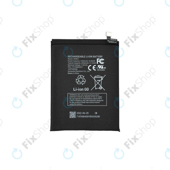 T-Mobile T-Phone 5G REVVL 6 - Akkumulátor RE001 4380mAh