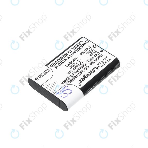 Akkumulátor Sony HDR-AZ1, 640mAh, Li-Ion, 3.7V, NP-BY1, HQ