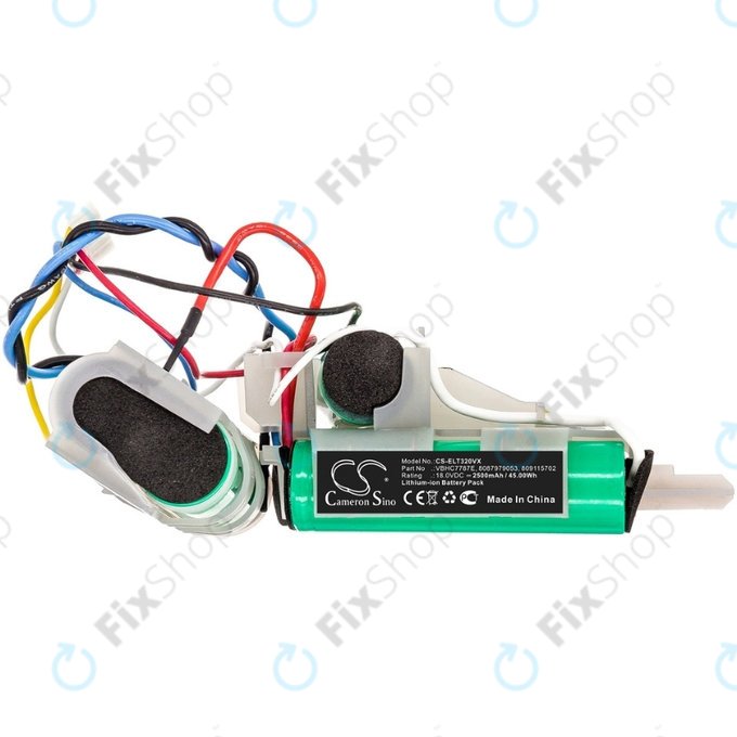 AEG Electrolux Ergorapido-series, CX-7-series, QX8-series - Akkumulátor 8087979053, 809115702, VBHC7787E Li-Ion 18.0V 2500mAh HQ
