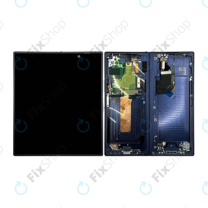 Samsung Galaxy Z Fold 6 F956B - LCD Kijelző + Érintőüveg + Keret (Navy) - GH82-35042C Genuine Service Pack