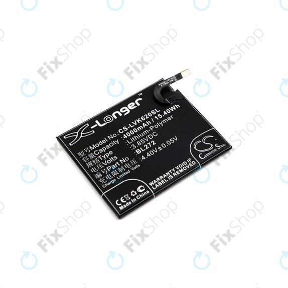 Akkumulátor Lenovo K6 Power, 4000mAh, Li-Pol, 3.85V, BL272, HQ