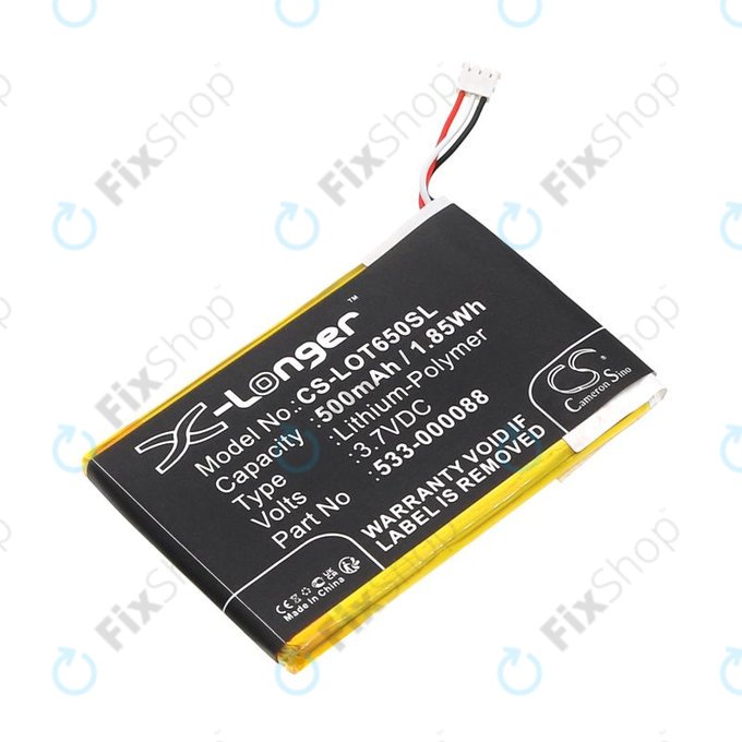 Akkumulátor Logitech Mx Master, 500mAh, Li-Pol, 3.7V, 533-000088, HB303450, HQ