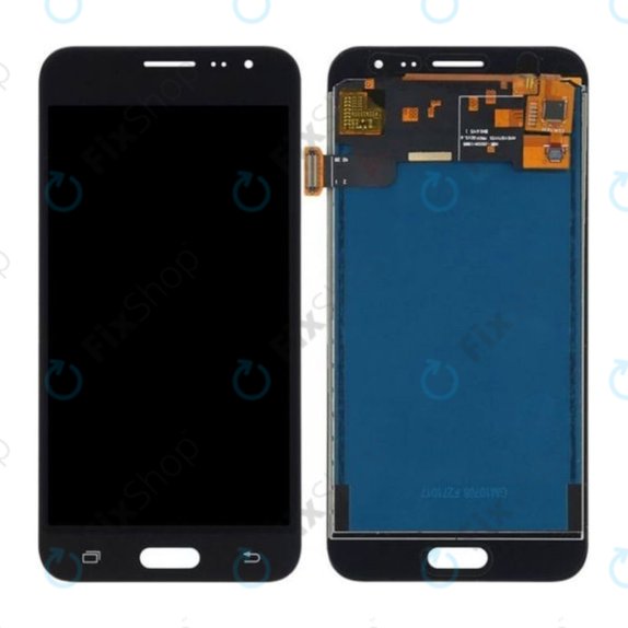 Samsung Galaxy J3 J320F (2016) - LCD Kijelző + Érintőüveg (Black) OLED
