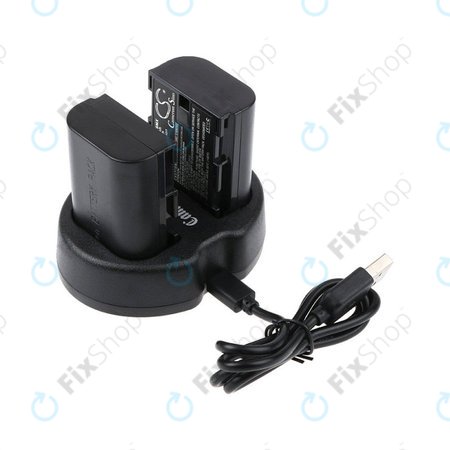 2 db Akkumulátor töltővelCanon EOS 5D Mark II, EOS 7D, 2000mAh, Li-Ion, 7.4V, LP-E6, HQ