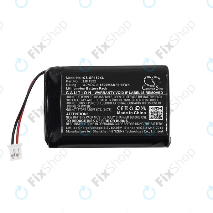 Akkumulátor Sony Dualshock 4 Wireless Controller, 1800mAh, Li-Ion, 3.7V, LIP1522, HQ