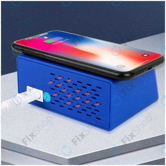 Mechanic iCharge 8 Pro - USB Töltőállomás (6x USB, 1x USB 3.0, 1x USB-C, 1x Vezeték Nélküli Töltő)