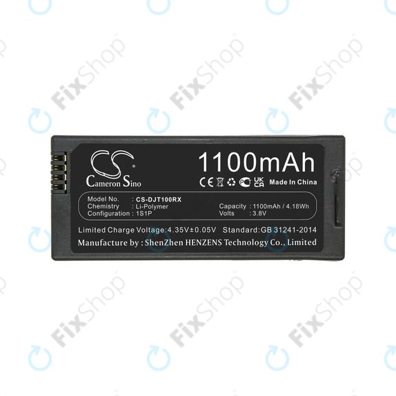 Akkumulátor DJI Tello, 1100mAh, Li-Pol, 3.8V, T01, HQ
