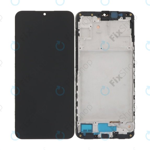 Samsung Galaxy A16 5G - LCD Kijelző + Érintőüveg + Keret (Blue Black) TFT
