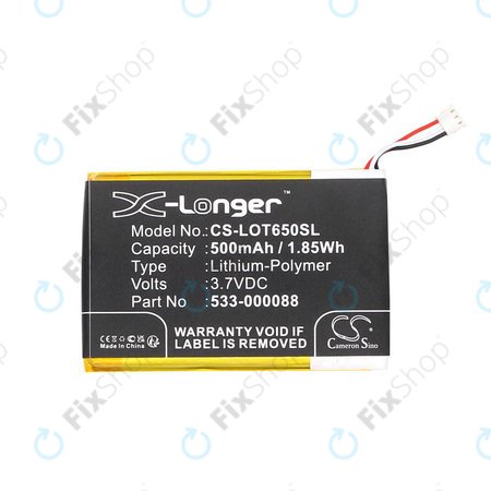 Akkumulátor Logitech Mx Master, 500mAh, Li-Pol, 3.7V, 533-000088, HB303450, HQ