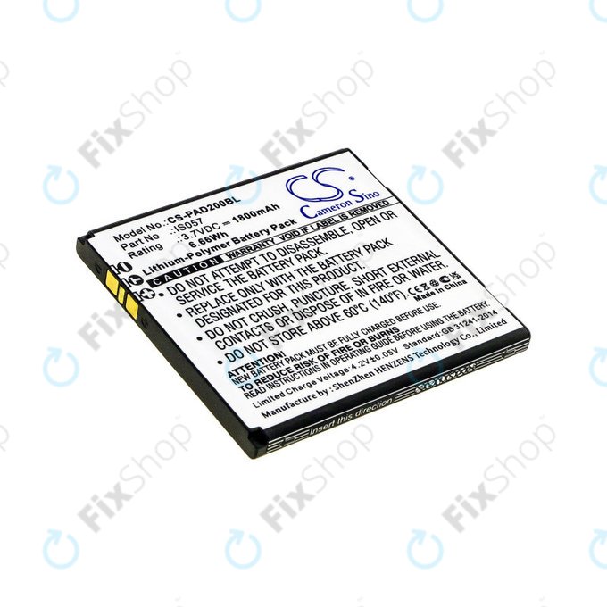 Akkumulátor Pax myPOS D200, D200T, IS275, D200, 1800mAh, Li-Pol, 3.7V, IS057, HQ