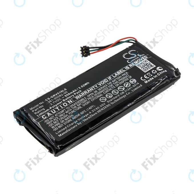 Akkumulátor Garmin Varia TL, RTL510, Varia RTL501, 950mAh, Li-Pol, 3.7V, 361-00082-00, HQ