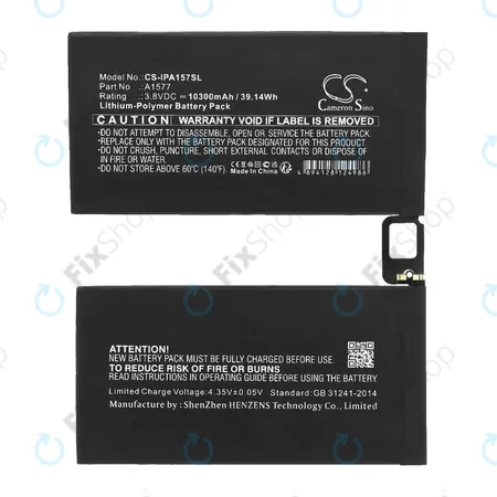 Apple iPad Pro 12.9 (1st Gen 2015) - Akkumulátor A1577 10300mAh HQ