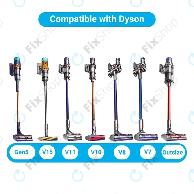 Dyson V-series, Outsize - Padlófúvóka LED zöld Fénnyel