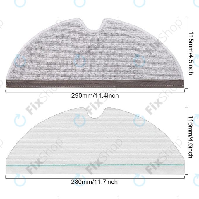 Xiaomi Roborock Q7, Q7+, Q7 Max, Q7 Max+, T8 - Kiegészítő Készlet (Fehér)