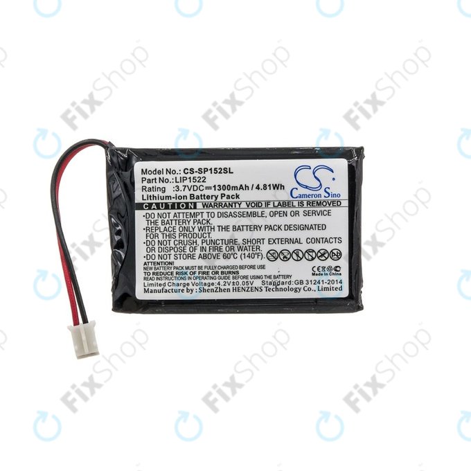 Sony Playstation 4, 4 Pro, 4 Slim - Vezérlő Akkumulátor Dualshock 4 LIP1522 1300mAh HQ