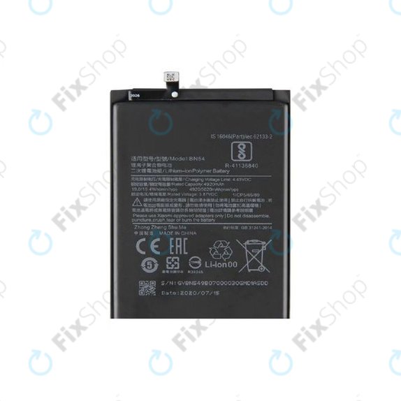 Xiaomi Redmi 9, 9A, Note 9 - Akkumulátor BN54 5020mAh