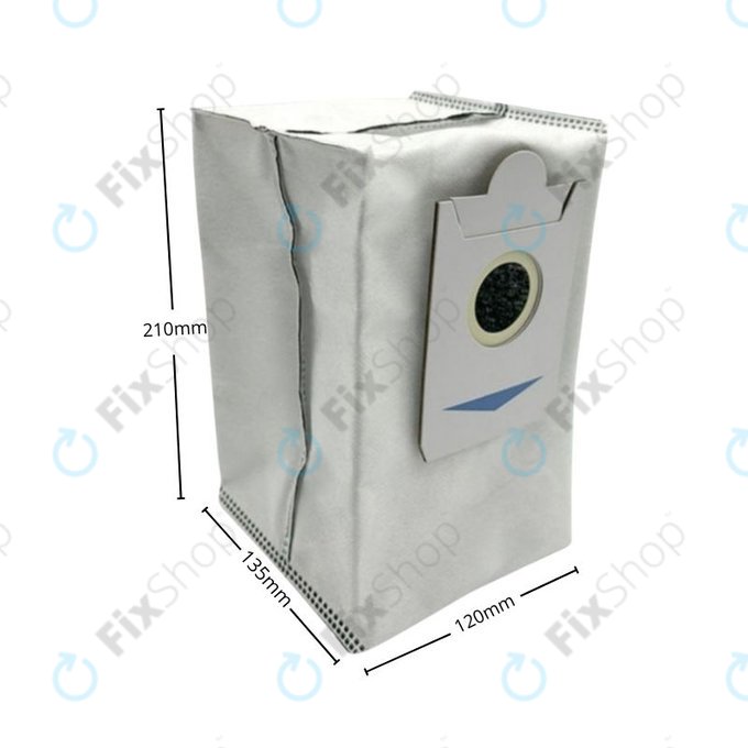 Porzsák, 3 db, Aktív szén Ecovacs Deebot X2-series, X5-series