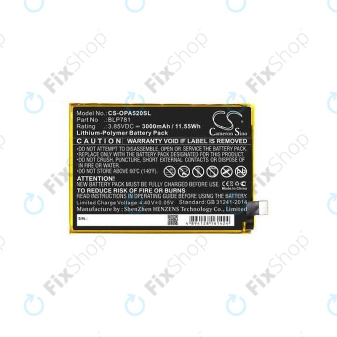 Oppo A52 - Akkumulátor BLP781 3000mAh HQ