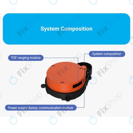 Xiaomi Roborock S4 Max, S5, S5 Max, S6, S6 MaxV, S6 Pure, S7, Mijia 1S - Lézeres Távolságérzékelő