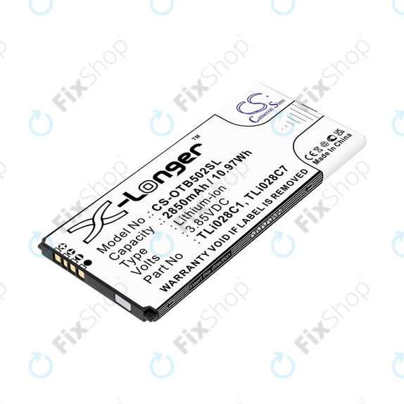 Akkumulátor Alcatel 1b 2020, Alcatel Ot-5002a, 2850mAh, Li-Ion, 3.85V, TLI028C1, HQ