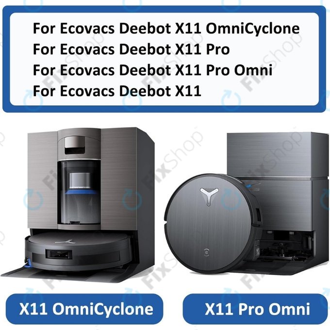 Oldalkefe, 2 db Ecovacs X11, X11 Omni, X11 Pro, X11 Pro Omni , X11 Omni, X11 Pro, X11 Pro Omni