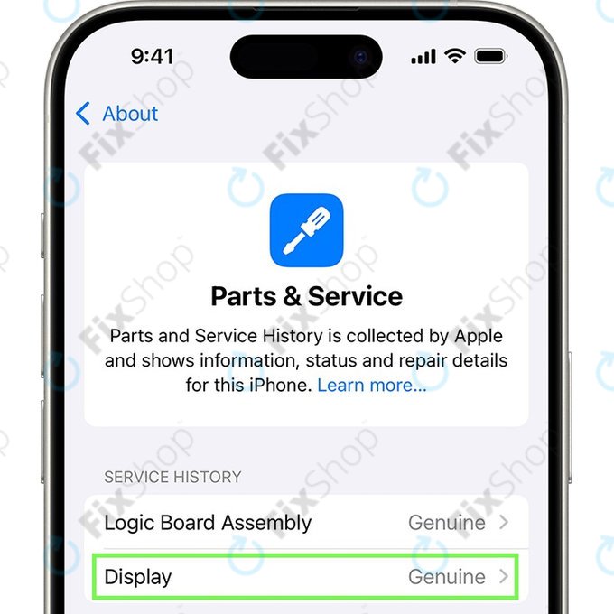 OLED - teljes egység | iPhone 17 Air | 661-55240 | Genuine Apple