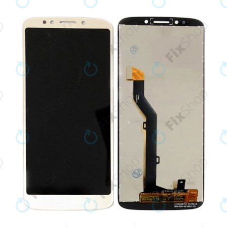 Motorola Moto G6 Play XT1922 - LCD Kijelző + Érintőüveg (Gold) TFT
