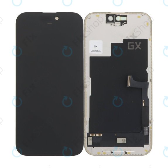 Apple iPhone 15 Pro - LCD Kijelző + Érintőüveg + Keret Hard OLED FixPremium