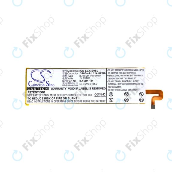 Lenovo Yoga Tab 3 Pro X90F - Akkumulátor L15D1P31 3900mAh HQ