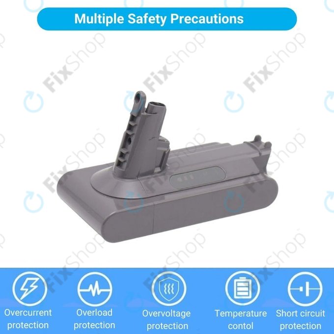 Dyson V10 - Akkumulátor 969352-02, SV12, 206340 Li-Ion 25.2V 3000mAh