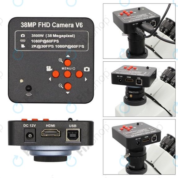 Mikroszkóp FX179 - 38MP Kamera, HDMI