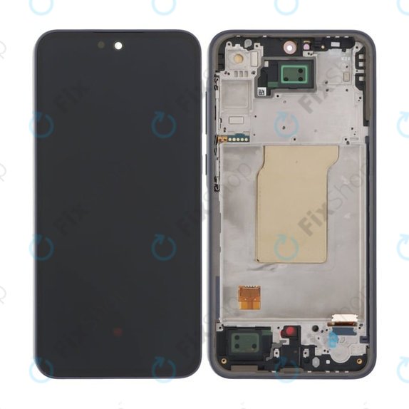 Samsung Galaxy A35 A356B - LCD Kijelző + Érintőüveg + Keret (Awesome Lilac) OLED
