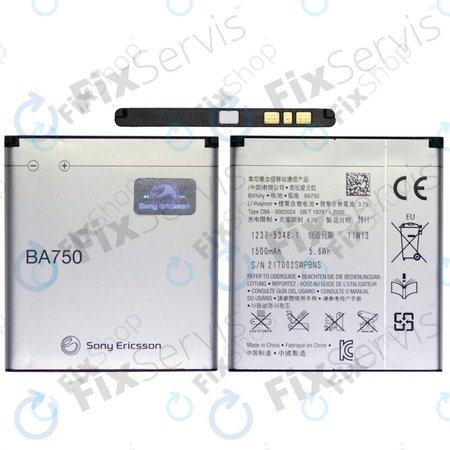 Sony Xperia Neo, Pro - Akkumulátor - BA700 1500mAh