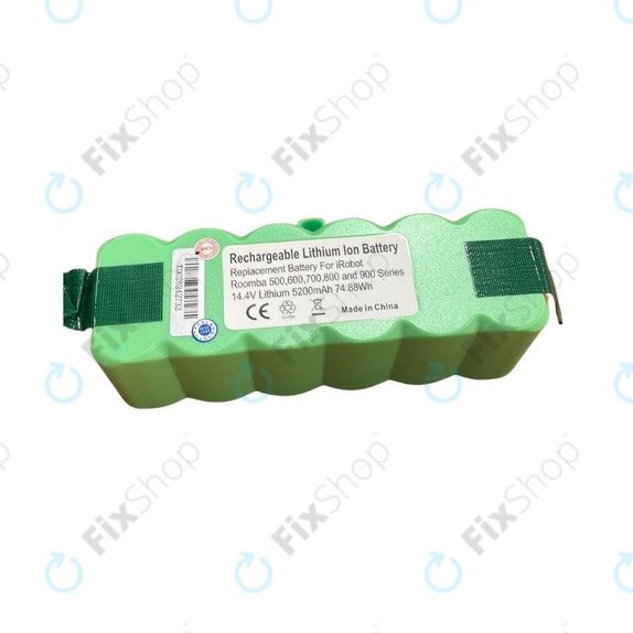 iRobot Roomba 600, 700, 800, 900-series - Akkumulátor 2130LI, 4502233, 4374392 Li-Ion 14.4V 5200mAh