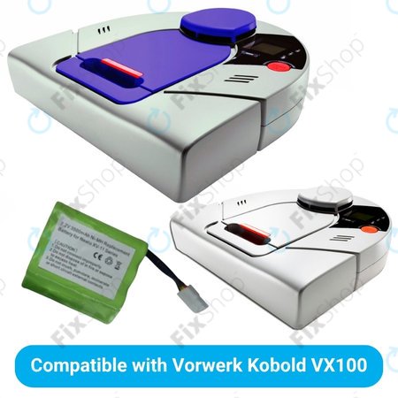 Vorwerk Kobold VX100 - Akkumulátor 945-0006 Ni-MH 7.2V 3500mAh