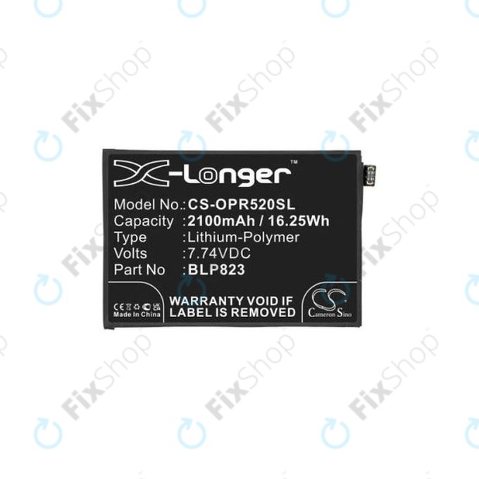 Oppo Reno 5 Pro - Akkumulátor BLP823 2100mAh HQ