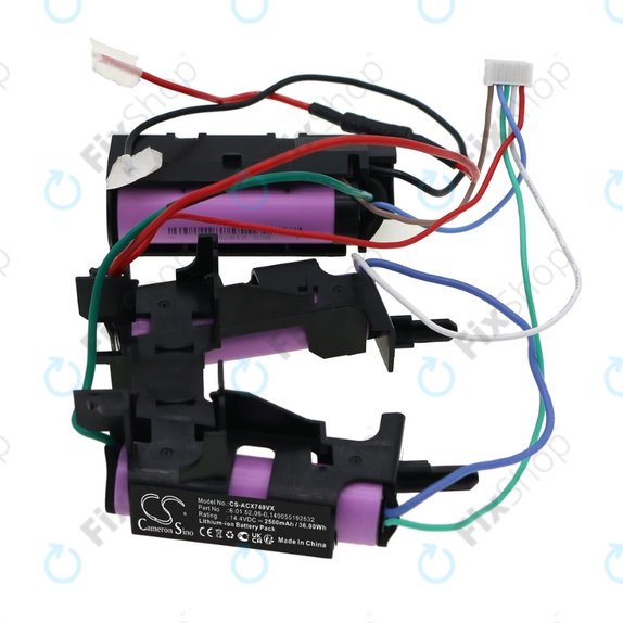 AEG 900, AG, CX7, BP, DB, EER, ZB-series - Akkumulátor 140026702013, 140055192532, 140112523026, 140134299050, 4055420998, 6.01.52.06-0 Li-Ion 14.4V 2500mAh HQ