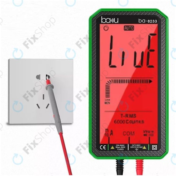 Baku BA-8233 - Professzionális Digitális Multiméter Érintőképernyővel