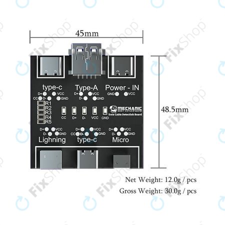 Mechanic DT3 - Data Cable Tester (Lightning, USB-C, microUSB)