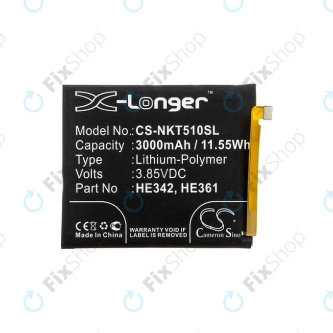 Nokia 5.1 Plus - Akkumulátor HE342 3000mAh HQ