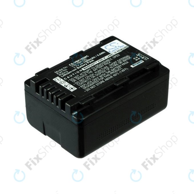 Akkumulátor Panasonic HDC, HC a SDR, 1500mAh, Li-Ion, 3.7V, VW-VBK180, HQ