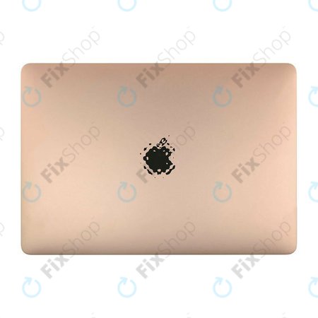 Apple MacBook Air 13" A1932 (2019) - LCD Kijelző + Előlapi Üveg + Fedőlap (Rose Gold) Original Refurbished